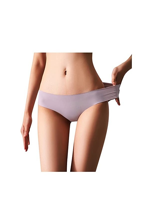 WhOpro Femme Culotte sans Couture Shorties String Culotte Hipster Culottes sous-Vêtements Sexy Lingerie Confortable Culotte 