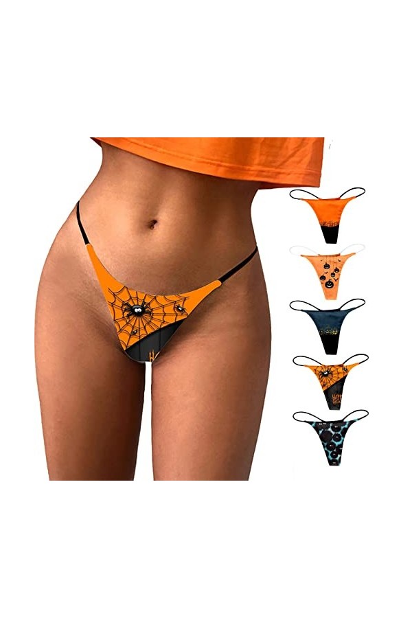 KEIZHUONIQIU Tanga-Strings pour Tanga de Femme Sexy Slip Simple en Dentelle Culotte Stretch Élastique sous Vetement Ultra-Soy