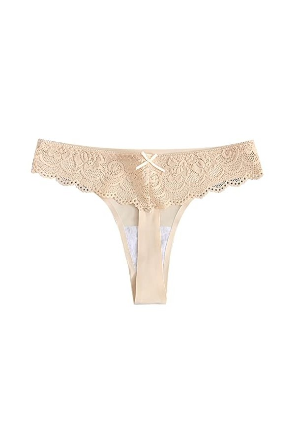 KEIZHUONIQIU String et T-Back Tangas pour Femmes en Sexy Slips et Comfortable Dentelle Culotte Taille Haute Léopard sous-Vete