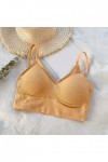 Bralette Bralette Zero Feel Bralette Soft Sport Brassière avec bonnets rembourrés, soutien-gorge de sport pour femme, jaune, 