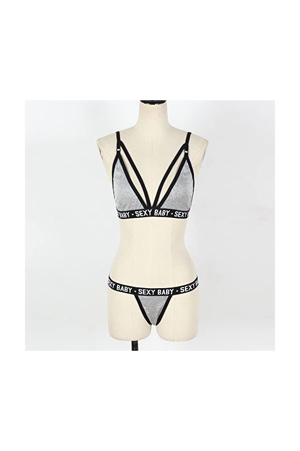 Ensemble Soutien Gorge et String Femme Dentelle Vêtements De Nuit 2 Pièce Lingerie Sexy Ensemble Sexy sous-Vetements Erotique
