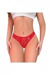 Générique Culotte Femme Dentelle Chic Tanga Sexy Elasticité Tangas rayés Taille Haute Coquin Hot Plus Taille String Lingerie 
