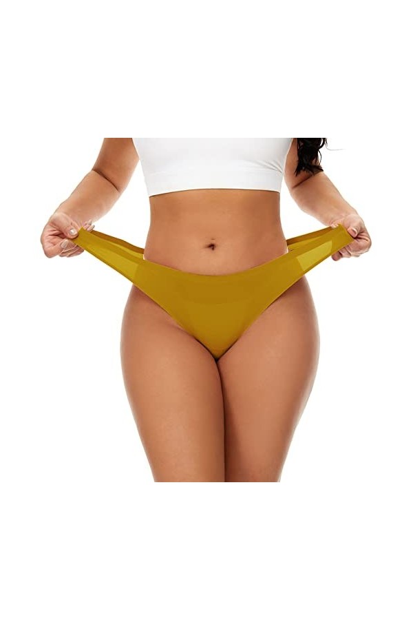Générique Culotte sans Couture Femme Strings sans Couture Taille Basse Culotte Push Up String Sexy Coquine Hot Nuisettes Tran