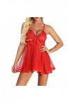 Nuisettes Sexy Femme Slutty Hot Babydoll Ouverte Grande Taille Lingerie Sexy Hot Nuit Valentin Body Nuisette Sissy Érotique D