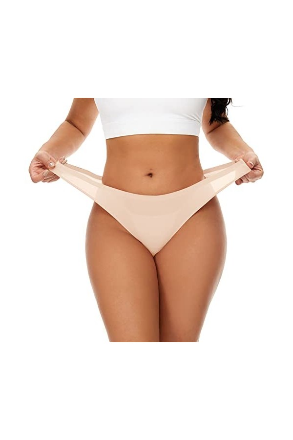 Générique Culotte sans Couture Femme Strings sans Couture Taille Basse Culotte Push Up String Sexy Coquine Hot Nuisettes Tran