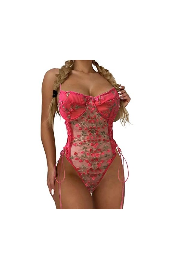 Lingerie Erothique Sexy Erotisme Mini Short See Through Transparente Nuisette Mini Robe Ouverte Lingerie Hyper Sexy Seduction