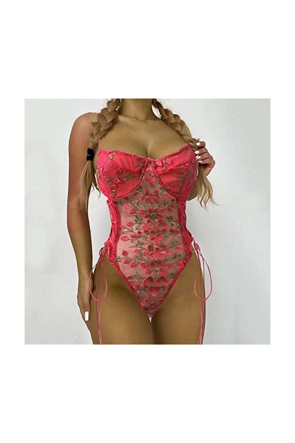 Lingerie Erothique Sexy Erotisme Mini Short See Through Transparente Nuisette Mini Robe Ouverte Lingerie Hyper Sexy Seduction