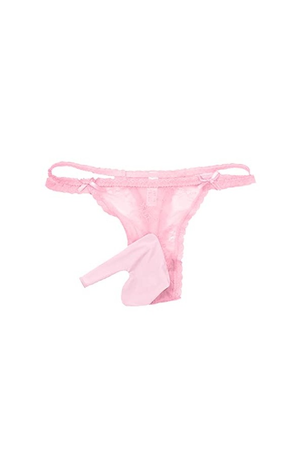 Mini String Poche PéNis Slip Homme Sexy Moulant éLastique Plusieurs PossibilitéS String pour Homme Sexy Hot Respirantes Homme