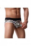 LOIJMK Culotte sexy pour homme, vert, M