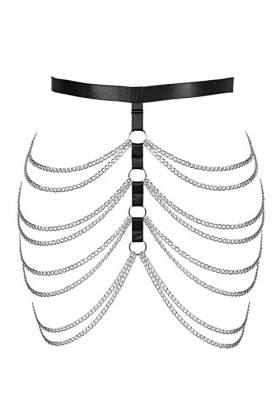 BBOHSS Harnais de corps pour femme - Grande taille - Bas de cuisse - Punk - Gothique - Carnaval - Halloween - Cadeau pour fem