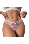 Générique Culotte Femme String Femme Sexy Chic Lingerie Érotique pour Femmes Slips Taille Basse Culottes de sous-vêtements Cu