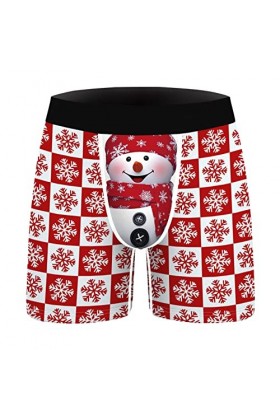 CreoQIJI Sous-vêtements pour homme - Coupe ajustée - Coupe ajustée - Pour homme - Coupe ajustée - Style décontracté - Coupe a