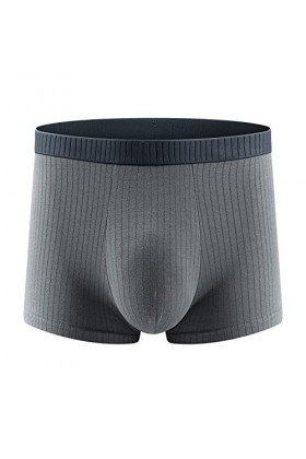 CreoQIJI Sous-vêtements homme camouflage boxer en coton respirant confortable couleur unie taille moyenne, a, XXL