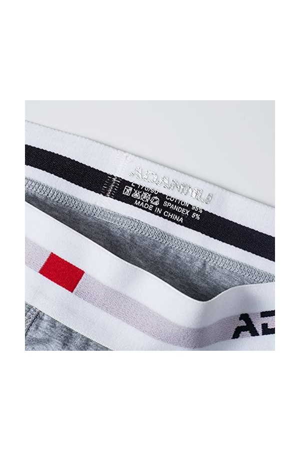 CUTeFiorino Sous-vêtements pour homme - Camouflage - Avec cordon de serrage - En coton - Taille basse - Couleur unie - Sexy, 