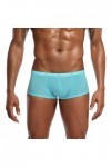 Sous-vêtement sexy pour homme - Vernis - Boxer coloré, bleu clair, XL
