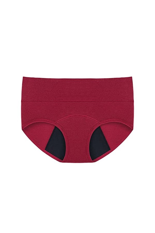Culottes Menstruelles Femme sans Couture Culottes Haute Tangas Multicolore Culotte Élégant Et Chic Tangas Respirant Coton Lin