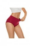 Culottes Menstruelles Femme sans Couture Culottes Haute Tangas Multicolore Culotte Élégant Et Chic Tangas Respirant Coton Lin