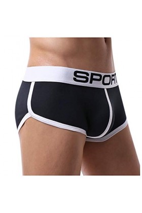 Lingerie Sexy Femme sous-vêtements Sexy pour Hommes Shorts Solid Slip Pouch Soft Cotton Briefs Panties Combinaison Sexy Ouver