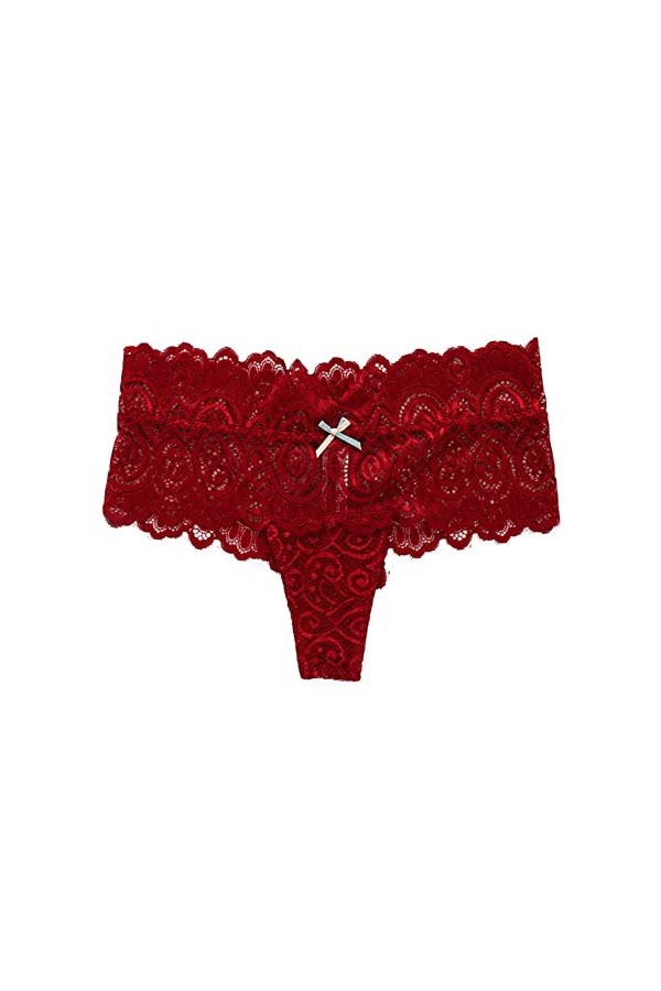 Culotte Grande Taille Femme String Femme Sexy Chic Dentelle Culotte Invisible Bikini String Deshabillé Sexy Grande Taille Lin