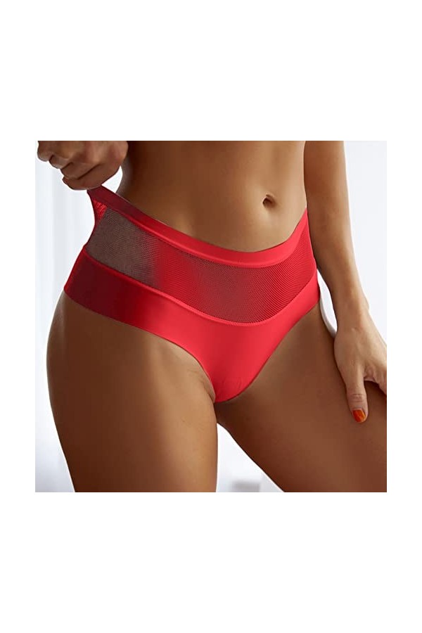 Dasongff Culottes Dentelle pour Femme Taille Haute Shorties Femmes Sexy Culotte Sexy Chic Slip Sexy Coquin Transparente Tanga