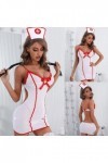 WVONIF Lingerie Sexy Femme Érotique Hot, Lingerie de Noël pour Femmes Lingerie Rouge Sexy Père Noël Lingerie Nuisette Chemise