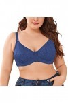 HANXIULIN Soutien-gorge en coton fin et fonctionnel pour femme - Soutien-gorge push-up à lavant - Soutien-gorge sans armatur