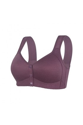 liaddkv Soutien-gorge sans anneau en acier pour femme - Dos en T fermé - Grande taille, a, 38