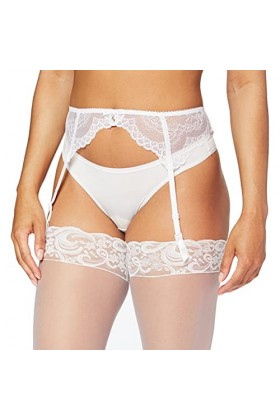 Gossard Bretelles en dentelle Superboost pour femme, Bleu bleu nuit/doré , XL