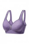 Every Bralettes Push-Daily Plus Szie Soutien-gorge Undergarment Up Day Respirant Femme Sexy Une Pièce Lingerie, lilas, 44