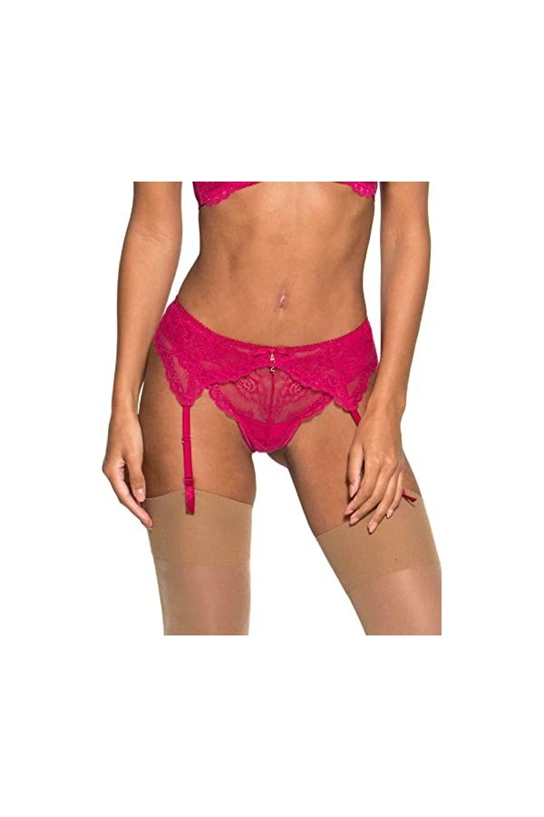 Gossard Bretelles en dentelle Superboost pour femme, Bleu bleu nuit/doré , XL