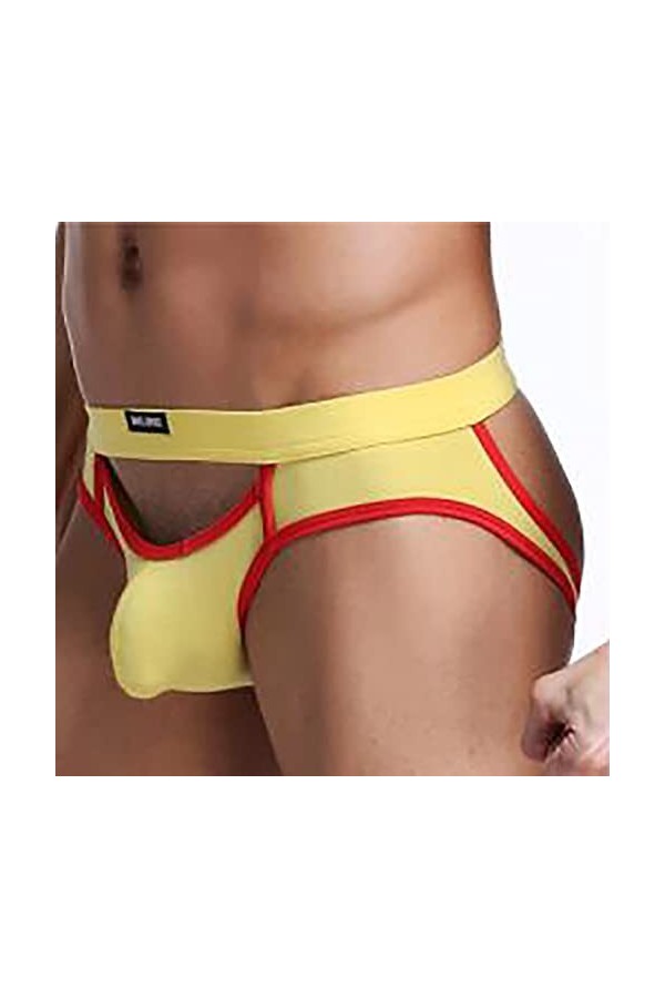 Générique Lingerie Homme Sexy Hot Jock Strap Athletic Supporter pour Hommes Sexy Jockstrap Male Underwear Pantalon Tricoté po
