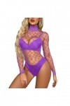 sous-vêtements érotiques pour Femmes Net Suit de pêche Trous évidés sous-vêtements Sexy Lingeries Grandes Tailles