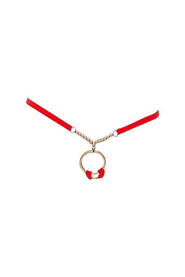 Générique String Homme Sexy Hot Dentelle Slips Boxer Taste Underwear Sling Perle Chaîne Anneau Sexy Creux T String Goût sous-