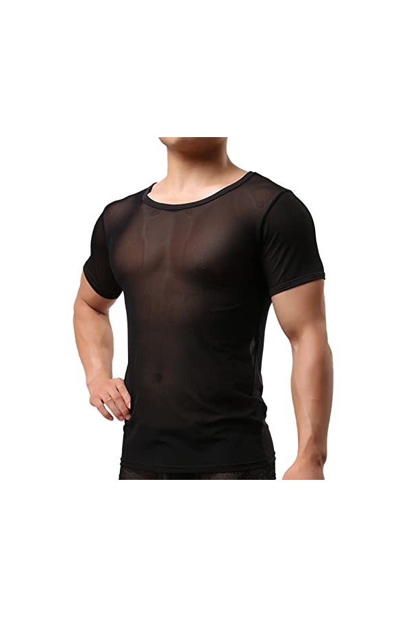 Ensemble de Lingerie Erothique Sexy Hot Dentelle sous-vêtements Sexy pour Hommes Boxer Slips Maille Respirant Sexy Chemises H