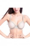 Vexiangni Soutien-gorge de sommeil femme en maille transparente et dentelle sans doublure sexy transparente bralette sexy sou