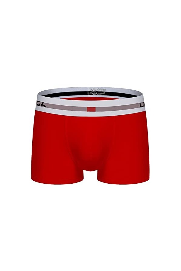 FGUUTYM Lingerie Taille Basse Bikini Sexy Homme Culotte Coton Haute Fourchette Excité Fine Ceinture Petit Triangle, rouge, M