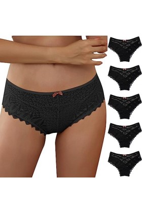 2024 Culottes pour femmes Crochet Dentelle Culotte Sexy Creux Sous-vêtements Commandes à Livrer Mes Commandes Mes Commandes O