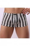 Générique Boxer Homme Microfibre sans Couture Respirantes Fitted String Homme Sexy Chic Doux Slip Homme Briefs sans Couture S