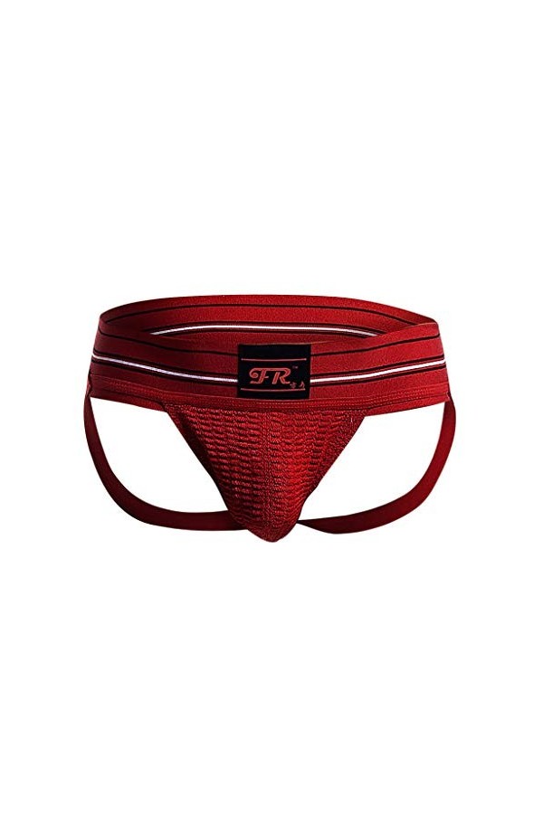 Hommes Sexy Taille Bassesous-Vêtements Mémoires Hommes 3.2 cm Bretelles Ceintures Sous-Vêtements De Sport Sexy Double String 