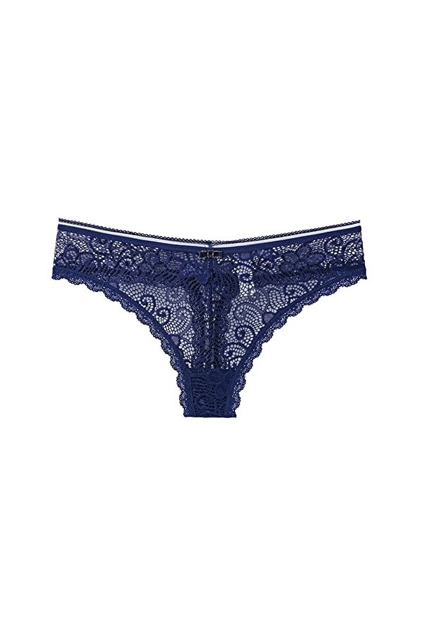 Tainrunse Culottes pour femmes de protection élégantes femmes dentelle G-String slips culottes Sexy Bleu M