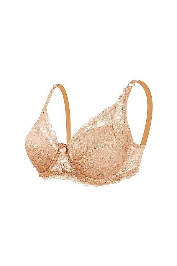 Lingerie Femme Sexy Ensemble Homme Sexy Hot y20.k Soutien-Gorge en Dentelle de Grande Taille en Coton Mince pour Femmes sous-