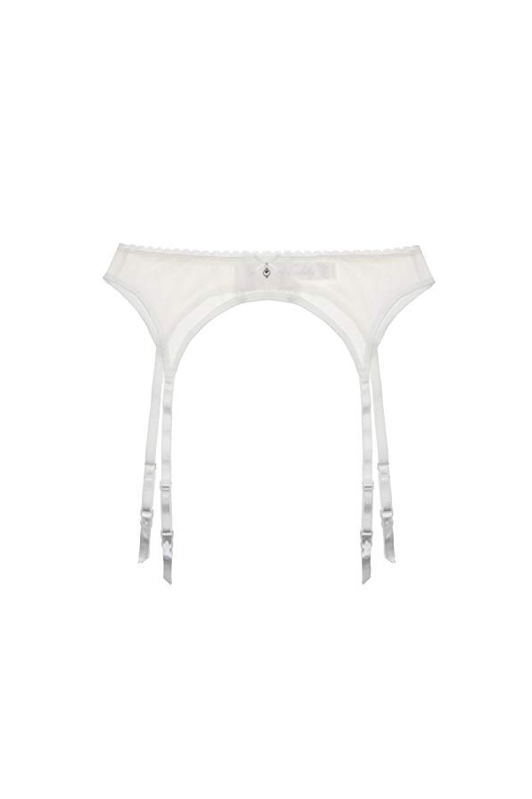 Libella Femme Porte-Jarretelle avec des pièces de strass scintillantes multicolore 2506 blanc noir rouge beige XL