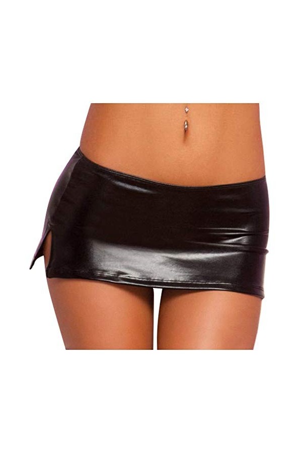 Sous-vêtement avec trou de couchage, sexy clubwear pyjama, taille M, L, XL, bouche, dentelle, body rouge pour femme, Noir , M