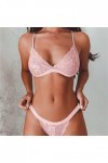 Générique Sexy Lingerie Coquine Femme - Soutien-Gorge et Culotte Sexy Teddy Coquine Hot Ouverte String Sexy Culotte Ouverte S