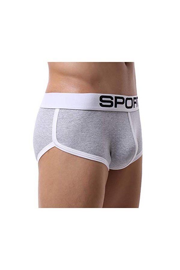 Lingerie Sexy Femme sous-vêtements Sexy pour Hommes Shorts Solid Slip Pouch Soft Cotton Briefs Panties Combinaison Sexy Ouver