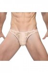 Générique Boxer Homme Maillot de Bain Sexy Briefs Thong String en Dentelle pour Hommes Culotte de Sexe Culotte en T Transpare