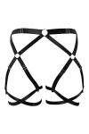 PETMHS Punk Hanches Harnais Taille Jambe Cage Harnais Gothique Cuisse Porte-jarretelles Ceinture pour Femme Rave Body Bijoux 
