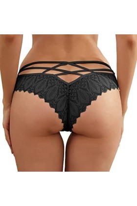Générique String Ficelle pour Femme Hot Sexy - Culottes, Shorties et Strings Coquine Hot Ouverte G-String Ficelle Dentelle Cu