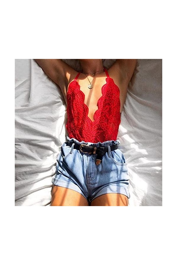 Générique Lingerie Et Vêtements Sexy Sissy Érotique Nuit Body See Through Combinaison Mini Robe Erotisme Sling Pyjama Teddy C