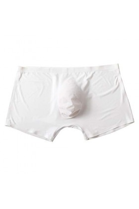 Générique Lingerie Homme Sexy Hot sous-vêtements Sexy à la Mode pour Hommes Pure Color Ice Silk Seamles Pack Pantalon Pyjama 